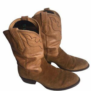 Tecovas The Thomas Rhett Gregory Spiced Roughout Cowboy Boots 11.5D Suede Like